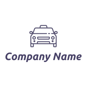 Outlined Taxi logo on a White background - Automobili & Veicoli