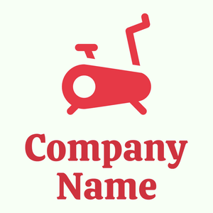 Stationary bike logo on a pale background - Medizin & Pharmazeutik