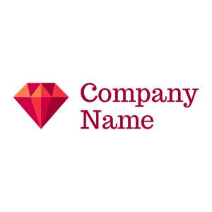 Red Gem logo on a White background - Moda & Beleza