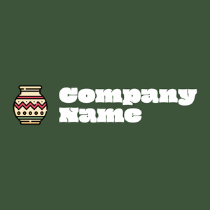 Pot logo on a Palm Leaf background - Educación