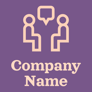 Consultation logo on a purple background - Negócios & Consultoria