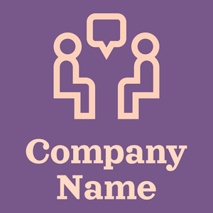 Consultation logo on a purple background - Handel & Beratung