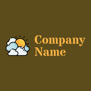 Cloudy on a Dark Brown background - Communicações