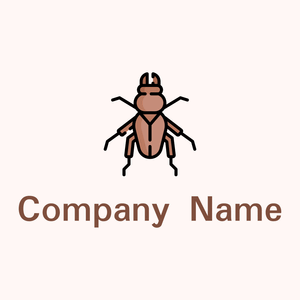 Insect on a Snow background
