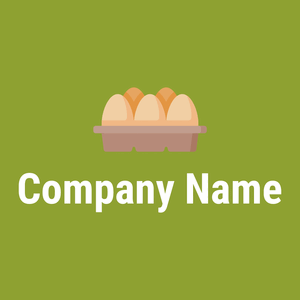 Eggs logo on a Sushi background - Agricultura