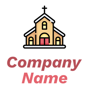 Red Doors Church logo on a White background - Abstract