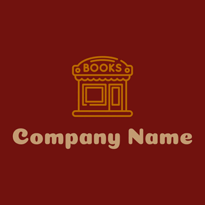Book shop on a Falu Red background - Community & Non-Profit