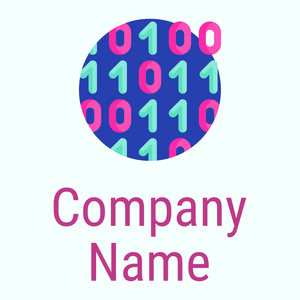 Binary code on a Azure background - Computadora