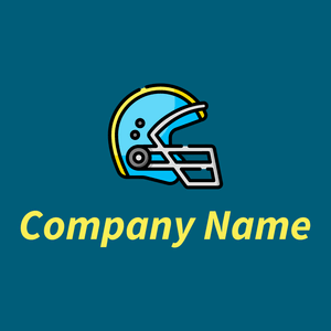 Helmet on a Blue Lagoon background - Sport