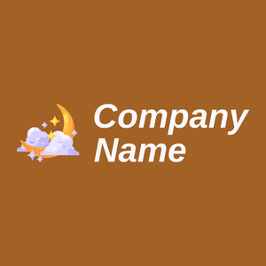 Moonlight logo on a Rich Gold background - Abstracto