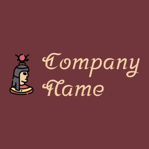 Hathor logo on a Merlot background - Religion et spiritualité