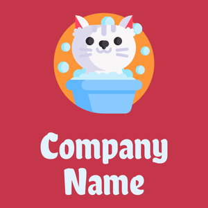 Cat logo on a Old Rose background - Nettoyage & Entretien
