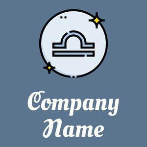 Libra logo on a Waikawa Grey background - Abstract
