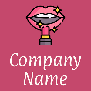 Lipstick logo on a Cabaret background - Mode & Beauté