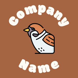 Sparrow logo on a Tuscany background - Animales & Animales de compañía
