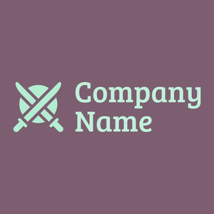 Katana logo on a Trendy Pink background - Sport