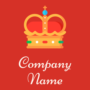 Crown logo on a Persian Red background - Politiques
