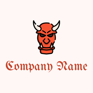 Oni logo on a Snow background - Abstracto