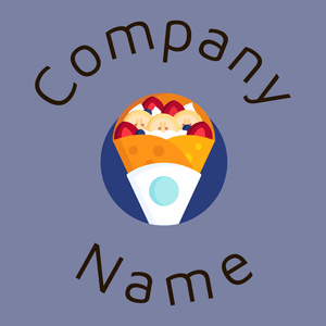 Crepe logo on a Ship Cove background - Nourriture & Boisson