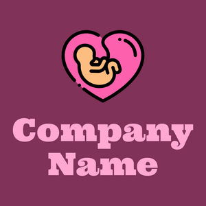 Pregnant logo on a Flirt background - Kinderen & Kinderopvang