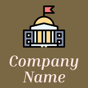Embassy on a Yellow Metal background - Politik