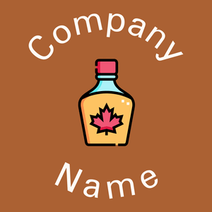 Maple syrup logo on a Mai Tai background - Nourriture & Boisson
