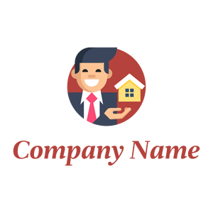 Estate agent logo on a White background - Business & Consulting