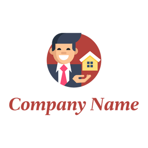 Estate agent logo on a White background - Handel & Beratung