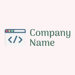 Coding logo on a Snow background - Business & Consulting