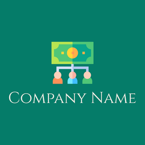Crowdfunding logo on a Pine Green background - Zakelijk & Consulting