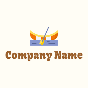Canoe logo on a pale background - Sports