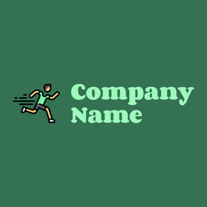 Runner logo on a Amazon background - Esportes