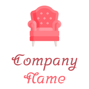 Wild Watermelon Armchair on a White background - Muebles de casa