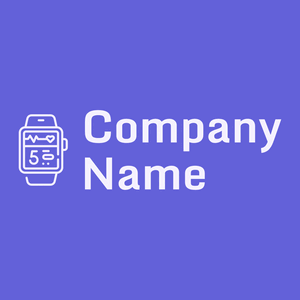 Smart watch logo on a Slate Blue background - Mode & Schoonheid