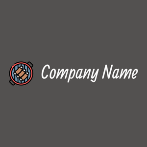 Ribs logo on a Tundora background - Alimentos & Bebidas