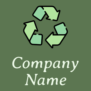 Recycling logo on a Axolotl background - Ecologia & Ambiente