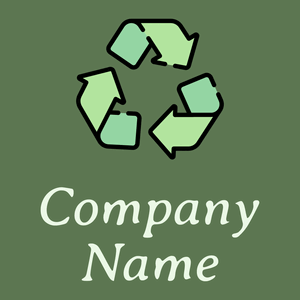 Recycling logo on a Axolotl background - Environnement & Écologie