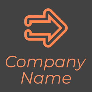 Neon logo on a Payne's Grey background - Abstrato