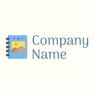 Photo album logo on a Ivory background - Abstracto