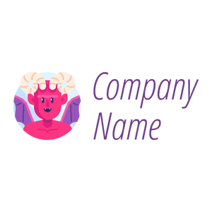 Mythical creature logo on a White background - Religione