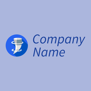 Hurricane logo on a Light Steel Blue background - Paysager