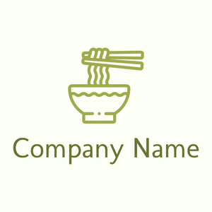 Noodles logo on a Ivory background - Food & Drink