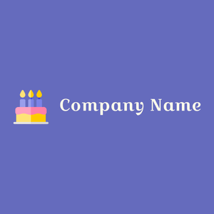 Birthday cake on a Chetwode Blue background - Comida & Bebida