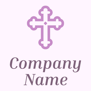 Cross on a Lavender Blush background - Architektur