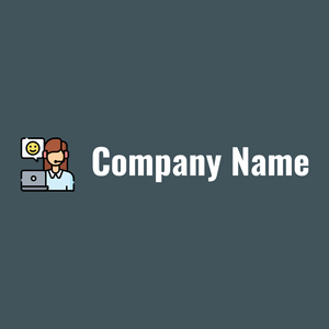 Customer service agent logo on a Casal background - Empresa & Consultantes