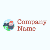 Employee logo on a Azure background - Internet