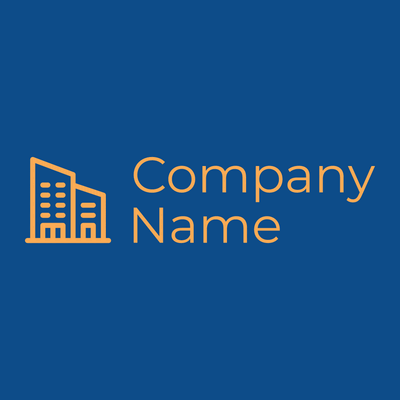 Company logo on a Dark Cerulean background - Construction & Tools