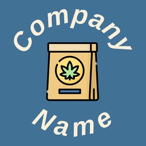 Marijuana logo on a Jelly Bean background - Medizin & Pharmazeutik