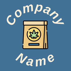 Marijuana logo on a Jelly Bean background - Medicina & Farmacia