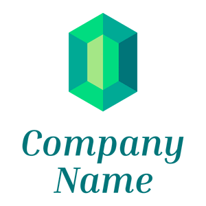 Gem logo on a White background - Moda & Beleza